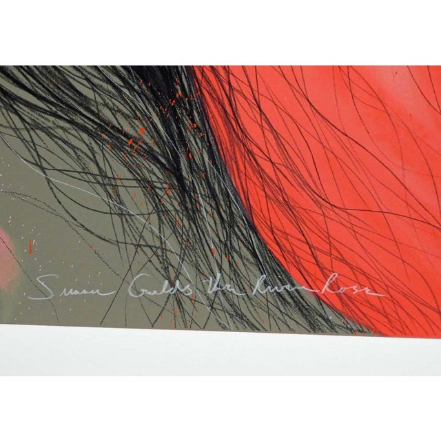 Paper Frank Howell "Summer Guilds the River Rose"Unframed Serigraph Paper Hand Signed For Sale - Image 7 of 9