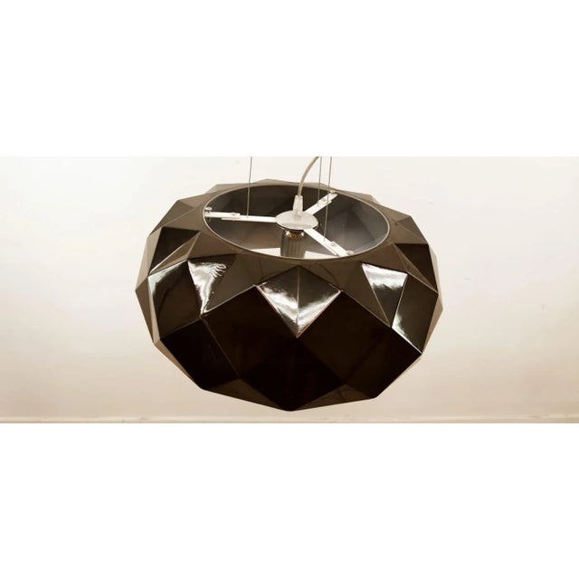 Murano Suspension Lamp With Freckles For Sale - Image 9 of 12