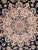 Persian Vintage Persian Nain Area Rug, Hand-Knotted Wool & Silk, Garden of Paradise Pattern, 4x7, Navy & Tan For Sale - Image 3 of 6