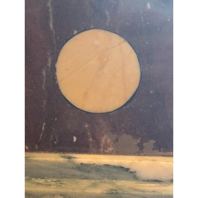 20th Century Italian Rouge and Verde Marble Obelisk With Specimen Plinth For Sale - Image 4 of 6