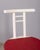 Vintage Italian Chairs in Wood and Red Vinyl, 1980s, Set of 4 For Sale - Image 12 of 17