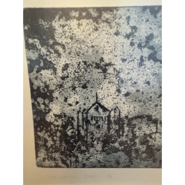 1970s Gertrude Zack-Signed, Numbered Lithograph “Jerusalem Stars” For Sale In Phoenix - Image 6 of 7