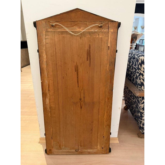 Biedermeier Wall Mirror in Ebonized Cherry Veneer, South Germany, 1820 For Sale - Image 18 of 18