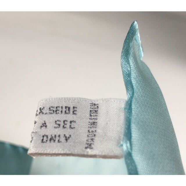 Pure Silk Valentino Vintage Scarf With Wall Hanging Scarf Holder For Sale - Image 11 of 11