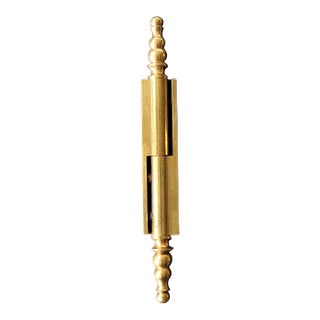 Antique Brass Barrel Hinge for Cabinet For Sale