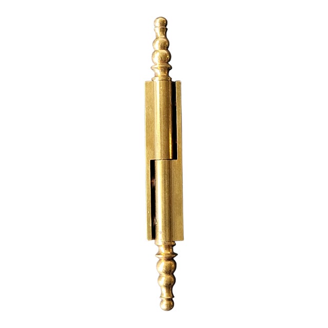 Antique Brass Barrel Hinge for Cabinet For Sale