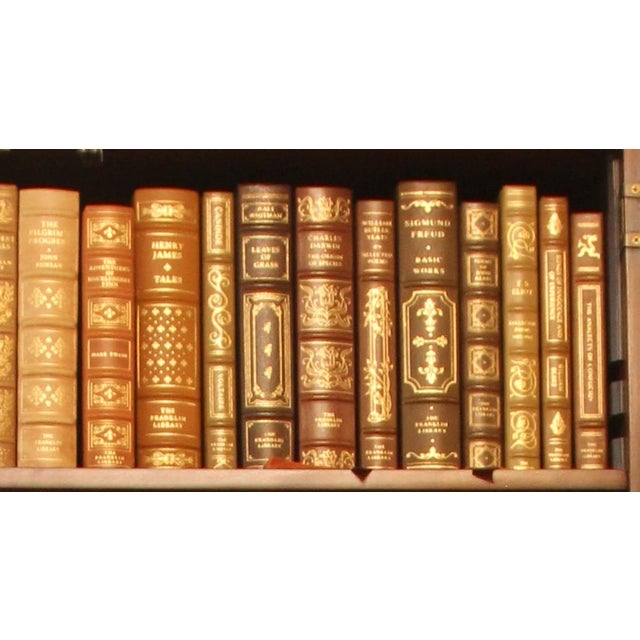 Traditional Franklin Library Leather-Bound Classics in Tan, Gold and Brown, 23 Volumes For Sale - Image 3 of 3