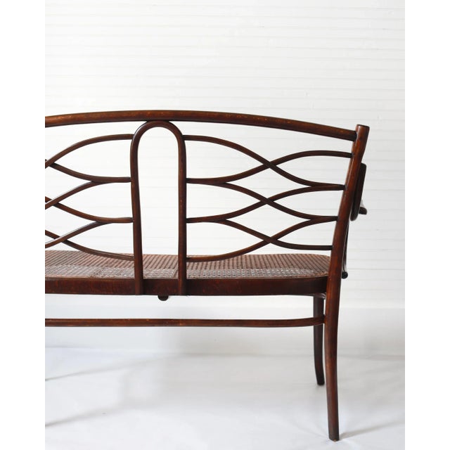 19th Century Original Thonet Bench, Settee No. 1 For Sale - Image 6 of 12