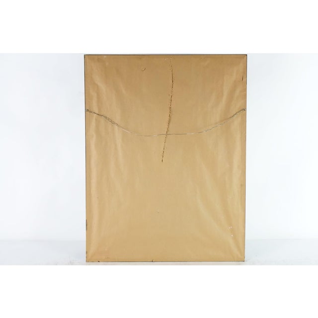 Late 20th Century The Sitting Angel Large Original Watercolor on Paper Signed For Sale - Image 6 of 6