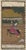Antique Bundi painting of an Indian figure in a courtyard. The painting is gouache on a page of text, there is a short...