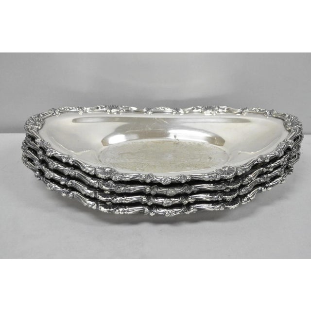 Vintage Victorian Style Silver Plated Ova Trinket Serving Dish (C) For Sale - Image 14 of 16