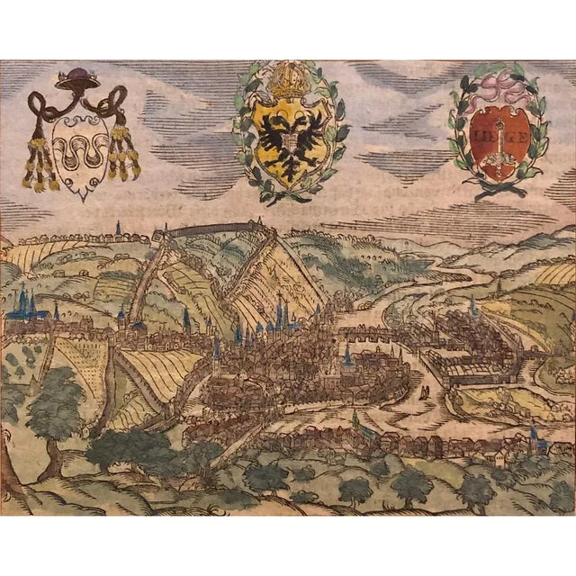 Early 19th Century Framed Lithograph of a Work by Sebastian Munster (1488-1522) For Sale - Image 4 of 7