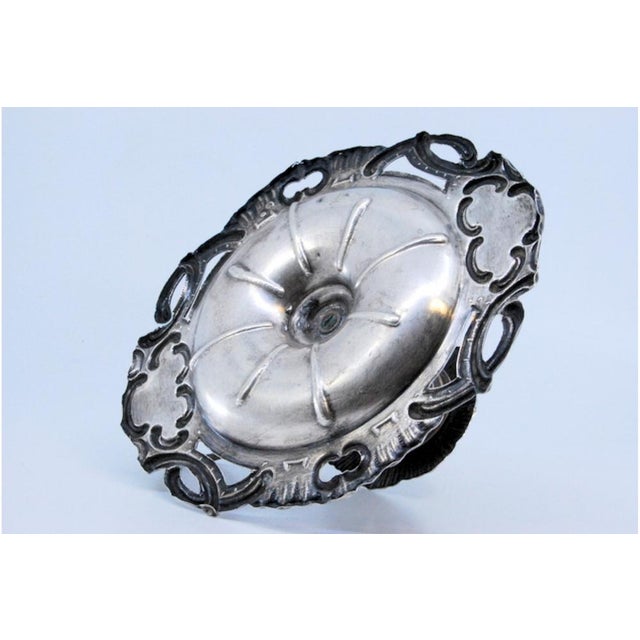 Relieved Silver Paddle with Shell Shape. For Sale - Image 6 of 10