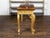 English English 1800s Giltwood Console Table with Mahogany Top and Vitruvian Scrolls For Sale - Image 3 of 12