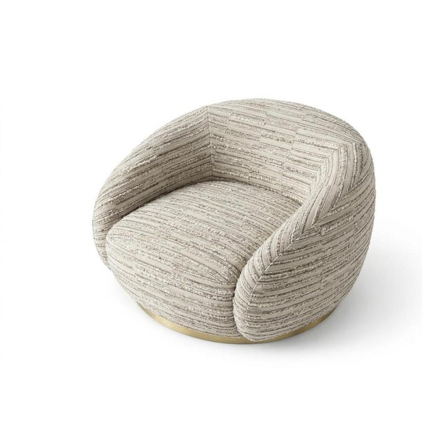 Not Yet Made - Made To Order Tregua Swivel Chair by Moanne For Sale - Image 5 of 7