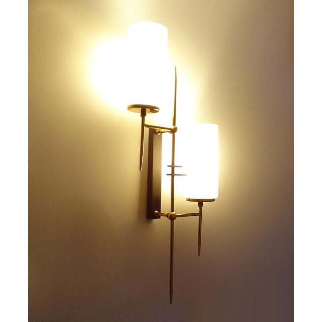 Vintage Modernist Wall Lights from Lunel, 1960s, Set of 2 For Sale - Image 12 of 18