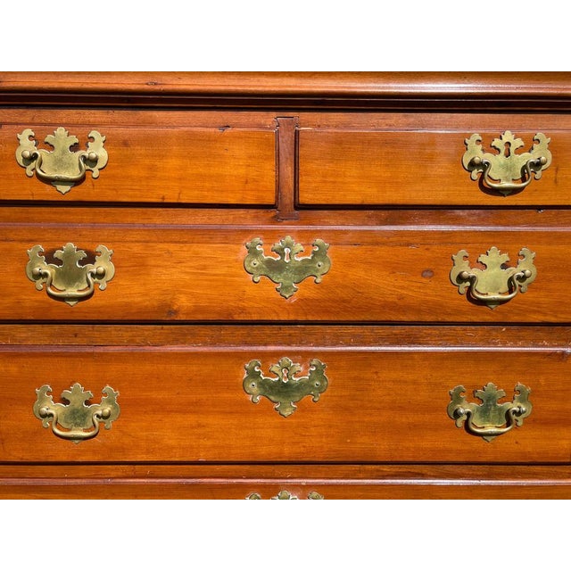 18th Century English Weekly Cabinet in Mahogany For Sale - Image 3 of 17