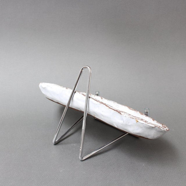 1970s Vintage French Ceramic Tray by Albert Thiry, 1970s For Sale - Image 5 of 14