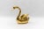 Magnificent decorative swan / planter made of solid brass, 1960s Italy The proportions are wonderfully genuine, the horse...