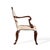Brown Baker Stately Homes Queen Anne Crown Chair For Sale - Image 8 of 10