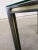 Steel and Brass Square Coffee Table, Belgium, 1980s For Sale - Image 4 of 13