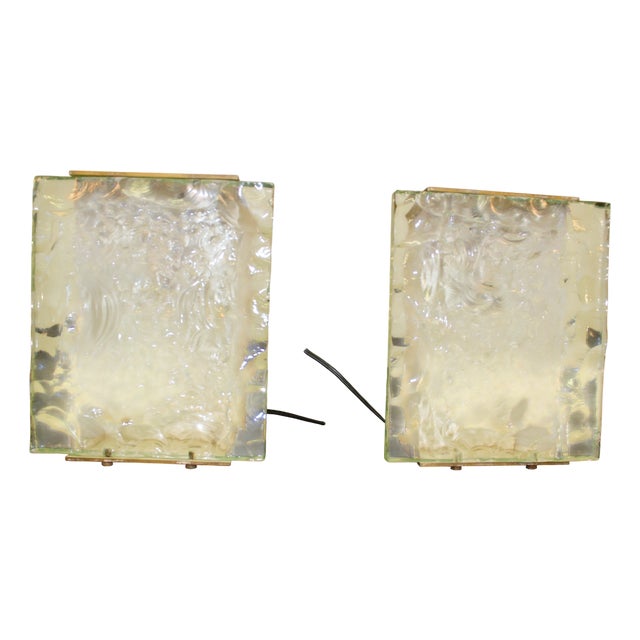 Wall Lights by Max Ingrand for Fontanaarte, 1950s, Set of 2 For Sale