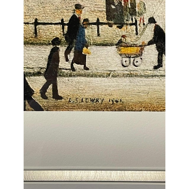L S Lowry, Saturday Afternoon, Limited Edition Print, Framed For Sale - Image 5 of 18