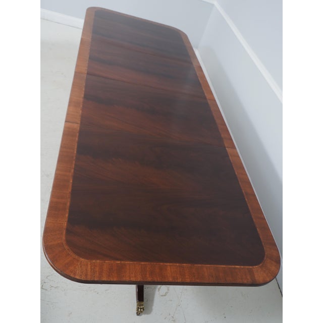Henkel Harris Model 2276 Mahogany Dining Room Table For Sale - Image 12 of 18
