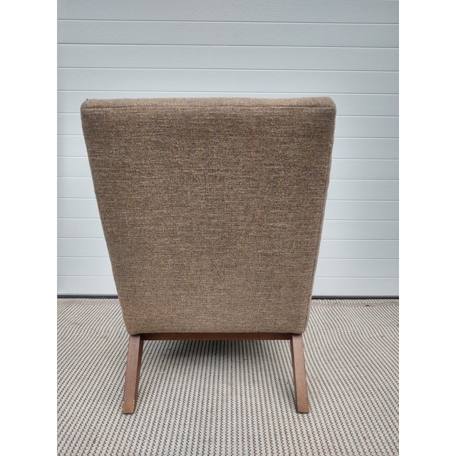1960s Jens Risom for Knoll Attributed Slipper Lounge Chair For Sale - Image 5 of 8