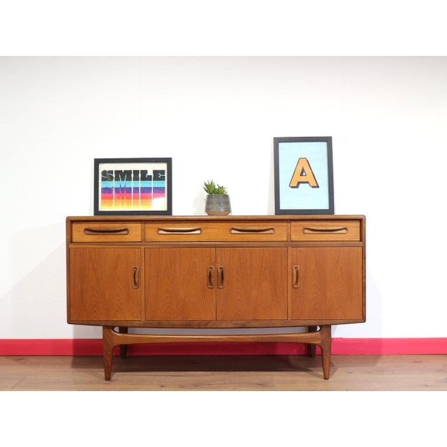 Mid-Century Modern Mid Century Modern Vintage Teak Credenza Sideboard by Gplan Danish Style For Sale - Image 3 of 14
