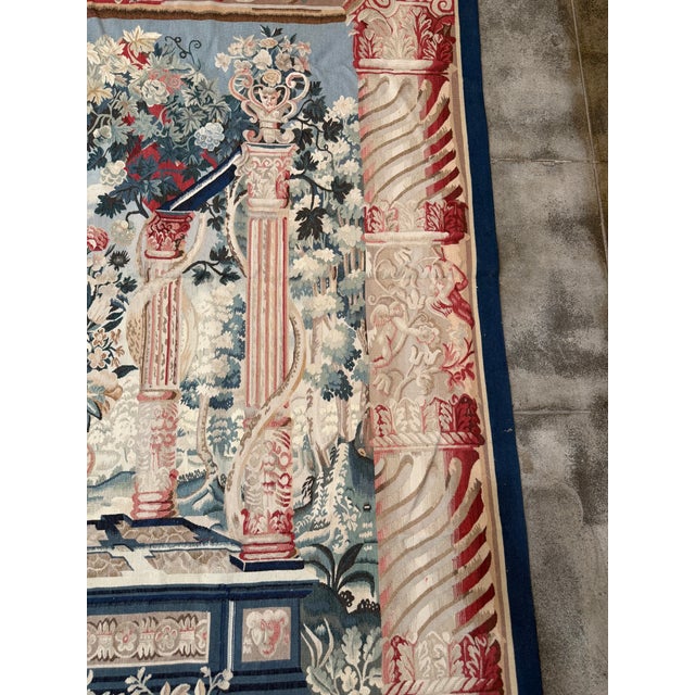 2000 - 2009 Vintage 2000 Classical Garden Tapestry For Sale - Image 5 of 9