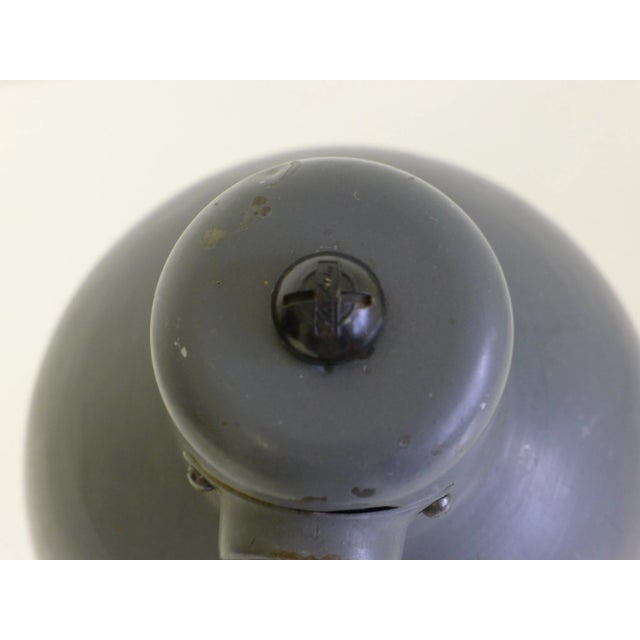 Metal Model 1115 Desk Lamp by Hermann Gautel, M. Brandt & H. Bredendieck for Kandem Leuchten, 1940s For Sale - Image 7 of 11