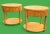 Late 20th Century Late 20th Century Charles Pfister for Baker Furniture Primavera and Burl Oval Nightstands - a Pair For Sale - Image 5 of 12