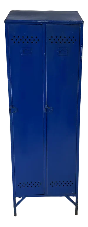 Metal Locker with Rivets