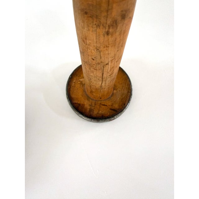 Antique Wood Spools, Set 3 For Sale - Image 10 of 12
