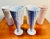 Ceramic Set of 6 Italian Pottery Ice Cream Cone Parfait Serving Glasses For Sale - Image 7 of 12