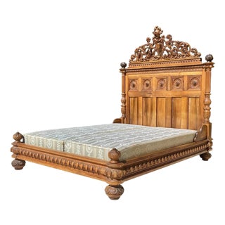 Renaissance Style Castle Bed For Sale