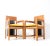 Cor Alons Set of Art Deco Modernist Oak High Back Armchairs by Cor Alons, 1927 For Sale - Image 4 of 11