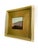 Two original mini paintings by Jessalin Beutler in a set with matching gold frames. Artwork is acrylic on canvas wrapped...