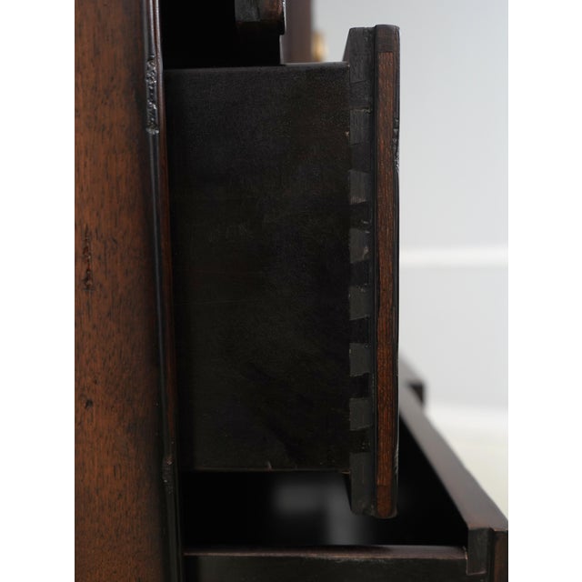 Humphrey Bogart 6 Drawer Mahogany High Chest For Sale - Image 4 of 13