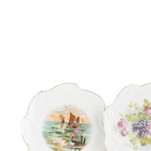 Porcelain - Set of six plates - 'Vista Alegre'. Made of porcelain from the Vista Alegre factory, with polychrome and...