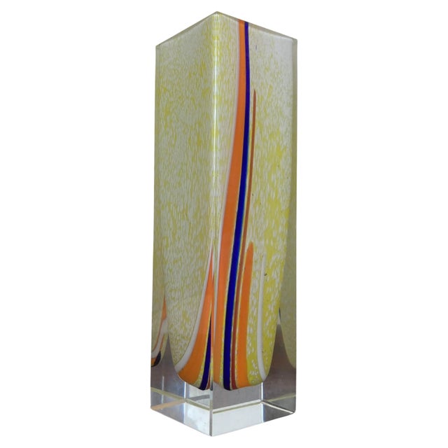 Glass Art Glass Vase from Murano, 1970s For Sale - Image 7 of 7