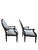 Vintage Louis XVI Style Medallion Back Armchairs Newly Reupholstered - Pair For Sale In Chicago - Image 6 of 12