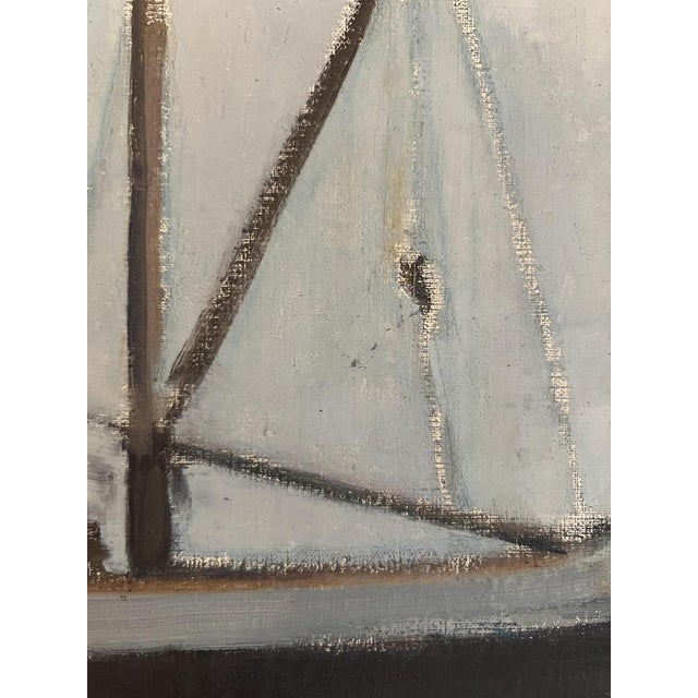 Georges Henri Chapot, Navire sur les flots, 1921, Oil on Canvas, Framed For Sale - Image 6 of 11