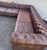 Restoration Hardware Leather Kensington Sectional For Sale - Image 9 of 12