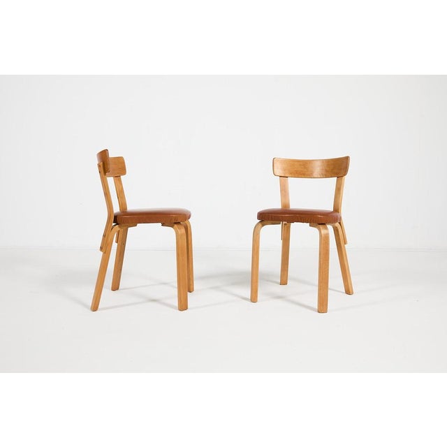 Mid-Century Modern Chairs from Alvar Aalto, 1930s, Set of 2 For Sale - Image 3 of 9