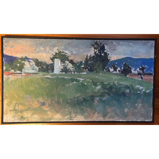 1980s Walker Buckner (New York 1943) Impressionist Oil Painting on Canvas - New England Berkshire Landscape For Sale - Image 5 of 8