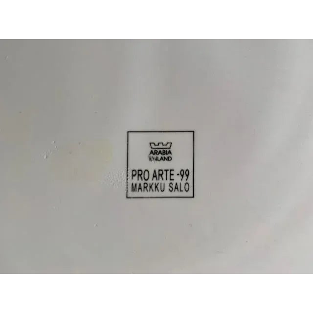 1990s Arabia Finland Pro Arte Kayak Bowl By Markku Salo For Sale In Seattle - Image 6 of 8