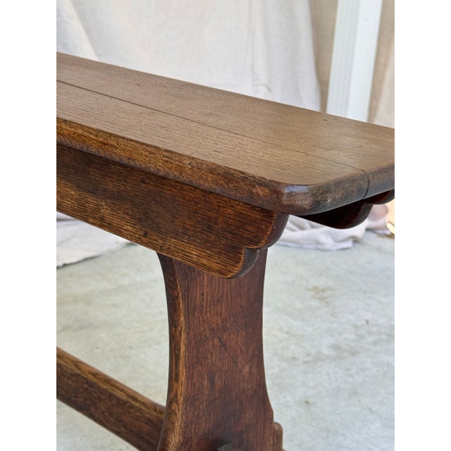 19th Century French Trestle Bench For Sale In Nashville - Image 6 of 12