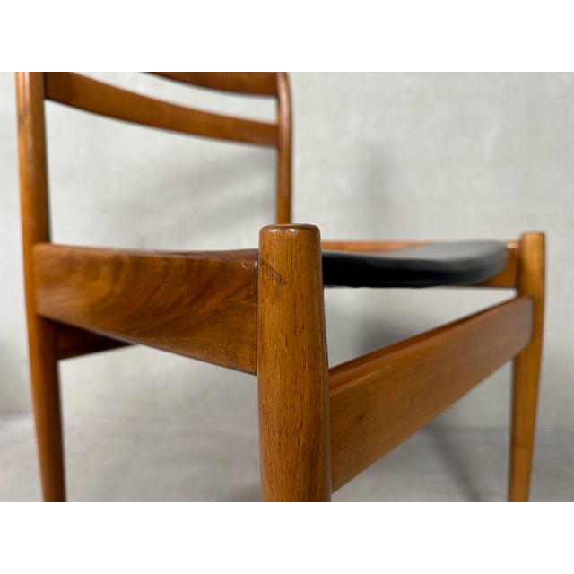 Vintage Dining Table and Chairs by Jos de Mey for Van Den Berghe Pauvers, 1960s, Set of 7 For Sale - Image 16 of 18